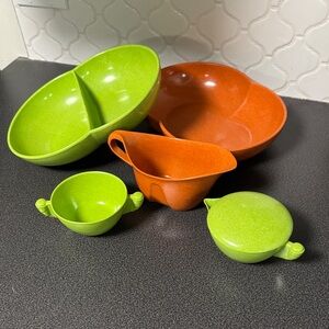 Mid Century Modern Melmac Color Flyte Set